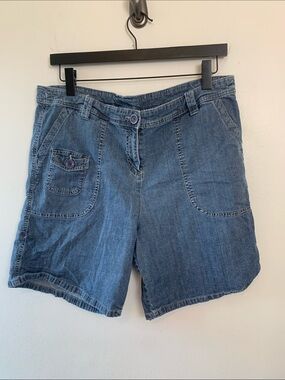 Penningtons Blue Denim Jean Shorts with Button Pocket